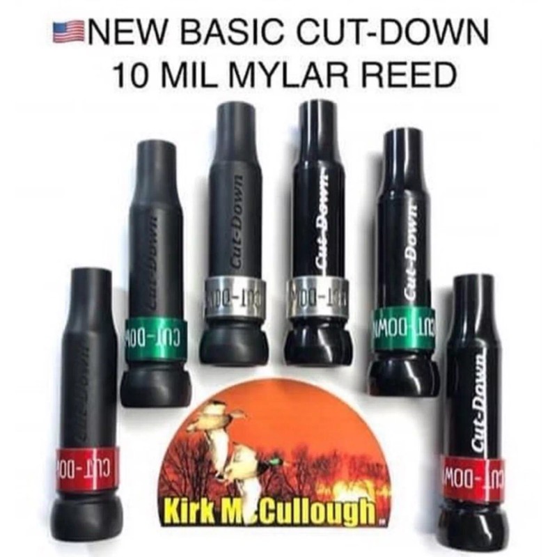 "Handmade" Duck Call Reed & Cork Kit 10 Mil Mylar