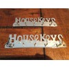 Shiny Nickel Plated Solid Brass" House Keys" Key Hook 5