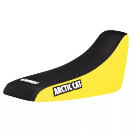 Arctic Cat 50 90 Gripper Seat Cover  2002 - 2005 BRIGHT YELLOW/BLK standard #256