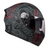 KYPARA Motorcycle Dual Visor Flip up Modular Full Face Helmet