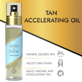 7 Suns Dry Tanning Oil Spray, Tan Accelerator, For Indoor Tanning & Beach Use - 3.4 Fl Oz