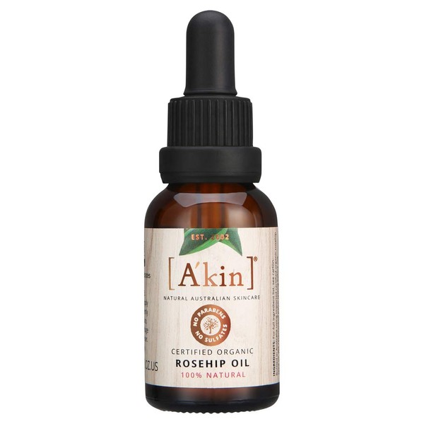 Oils by A'kin Pure Radiance Rosehip Oil - Certified Organic 20ml