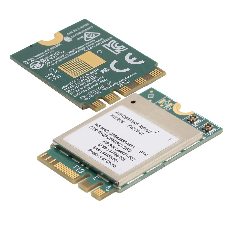 WiFi Module, 802.11a / B/G/N/AC RTL8822CE 2.4 5.0GHz BT 5.0