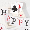 Casino Birthday Decorations - Casino Birthday Banner,Poker Party Birthday Banner,Poker