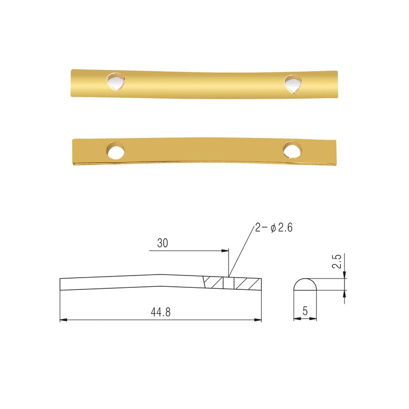 Holmer Guitar String Retainer Bar String Tension Bars Headstock String