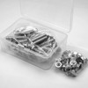 (30 pcs) M6 x 20mm Flat Round Hexagon Socket Head