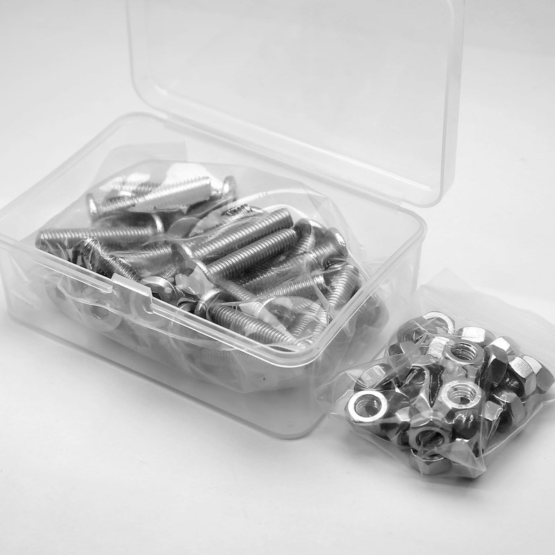 (30 pcs) M6 x 20mm Flat Round Hexagon Socket Head