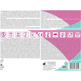 Disposable Nitrile Gloves 35PLUS, Blue or White, Pack of 100, Sizes: S, M, L or XL, l, White