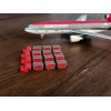 1:400 Model Airport Accessories - 16 Piece Baggage Cart &