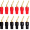 Greluma 12pcs 2mm Banana Plug Pin Screw 2mm Gold Plated