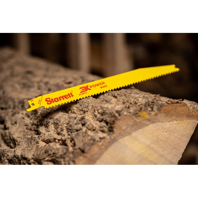Starrett Wood Cutting Reciprocating Saw Blades 300mm (12") - Pack
