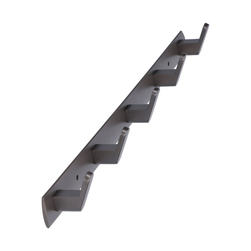 45cm Row Hook Wall Mount Aluminium Alloy Coat Towel Hook