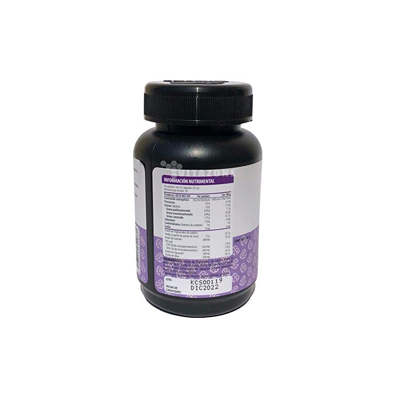 solamun Keto Project MCT Oil con Salmón, Aguacate, Oliva, EPA/DHA