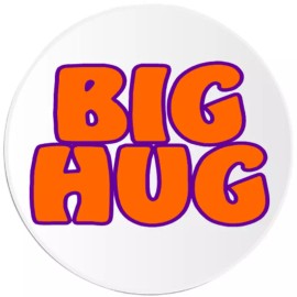 Kiwi Gifts Big Hug - 3 Pack Circle Stickers 3 Inch