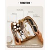 EACHY Travel Makeup Bag,Large Capacity Cosmetic Bags for Women,Waterproof Portable