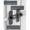 Sliding Barn Door Lock, Stainless Steel Gate Latches Flip Latch