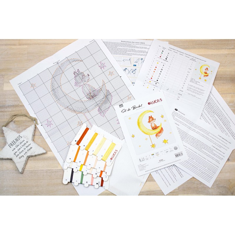 Luca-S SRL Fox - Cross Stitch Kit Luca-S
