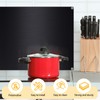 Yaocom Stainless Steel Backsplash Range Hood Stove Backsplash Back Stainless