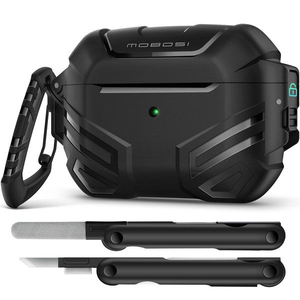 MOBOSI for AirPods Pro 2 Case Cover with Lock, Compatible