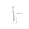 TEHAUX 200pcs Double-Headed Invisible Security Screws for Skirting Lines No