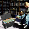 2 Pack Comic Book Storage Box, ELOBOON Fireproof & Water-Resistant