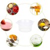 50 Pack Round Food Container Pots with Lids,Reusable Jello Shot
