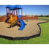 Playsafer Playground Edging Border -12" High Plastic Interlocking Timber for