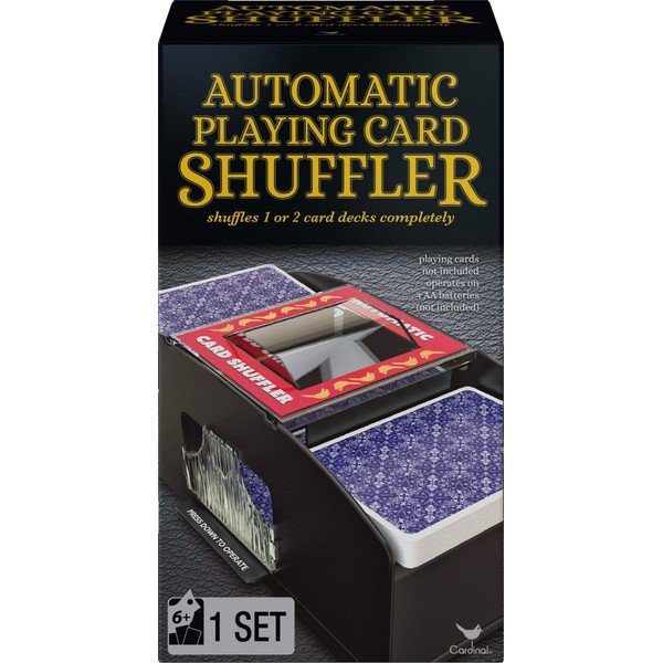 Cardinal Games Automatic Card Shuffler, Multicolor