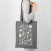 Midori 55314006 Tote Bag, Gray, 30th Anniversary