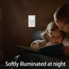 NineLeaf 4.2A Fast Charging LED Night Light USB Outlet,2 AC