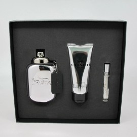 COACH PLATINUM FOR MEN by Coach 3 Pcs Set: 3.3 & 0.25 oz EDT Spray & 3.3 oz S/G