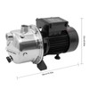 1.5HP 115V Portable Shallow Well Pump Garden Jet Pump,Stainless Steel