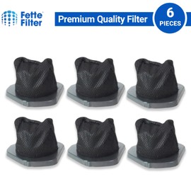 Fette Filter - Pack of 6 Dust Cup Filter Vacuum Filter Compatible with Shark Cordless Pet Perfect Lithium-Ion Handheld Vacuums Models LV900, LV901, LV901C Compare to Part # XF900.