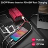 300W Power Inverter DC 12V to 110V AC Car Outlet