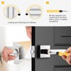 Probrico Heavy Duty Privacy Door Handle Lever with Contemporary Square