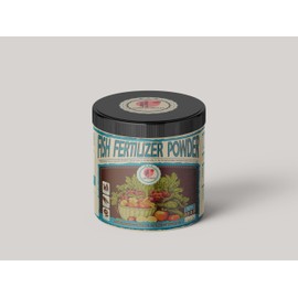 Fish Emulsion Fertilizer 12-2-2 Powder by Lord of The Millet, 3.3 pounds Powder for 300 Gallons of Water