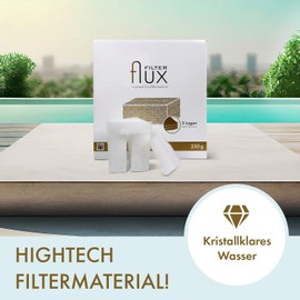 POOL Total Filter flux Gold 3-Ply 750 g - High-Tech Filter Material for Pools - Compatible with All Standard Sand Filter Systems - Replaces Filter Sand Filter Balls or Filter Glass