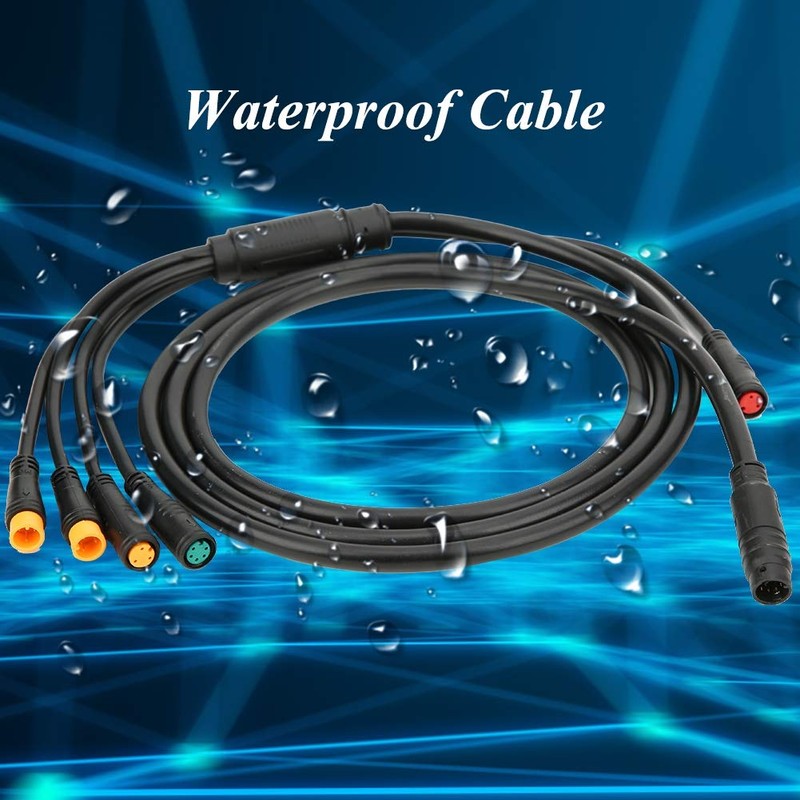 Bicycle Cable, Waterproof 1 for 5 Integrated Bicycle Cable with