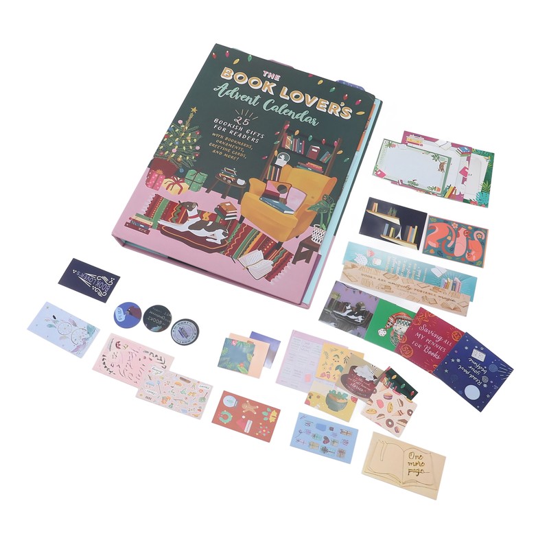 Book Lovers Advent Calendar Unique Countdown with 25 Bags Book