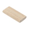 50Pcs Beech Wood Domino Tenon Stopper for Crafting Woodworking Furniture