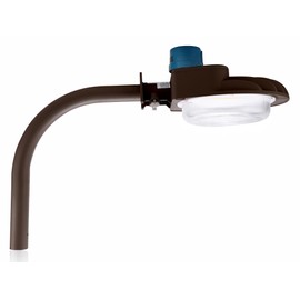 RuggedGrade 60W - Vontair Series - LED Barn Style Light - Arm Mount/Photocell - 9,000 Lumens - Color Selectable 3000K/4000K/5000K - Brown Housing - Outdoor Light - DLC 5.1 Premium