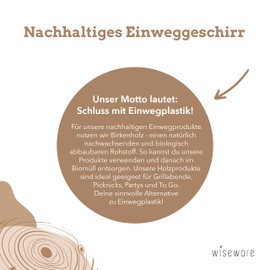 wisefood Disposable Birch Wood Forks, Pack of 100 Wooden Forks, Disposable 16 cm, Biodegradable and Sturdy Disposable Cutlery, Wooden Forks, Disposable Forks