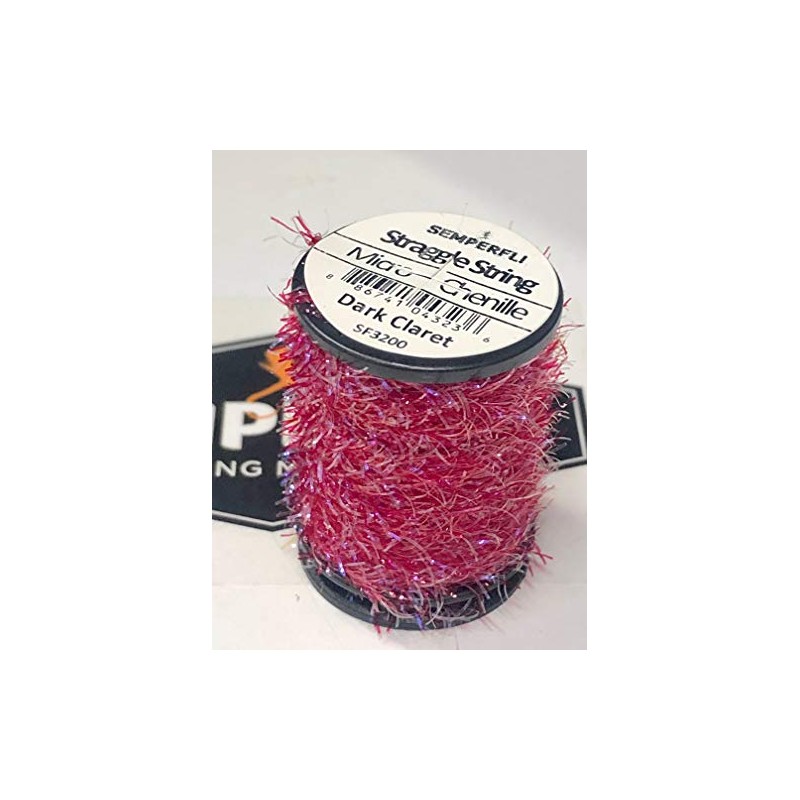 Semperfli Straggle String Micro Chenille Dark Claret