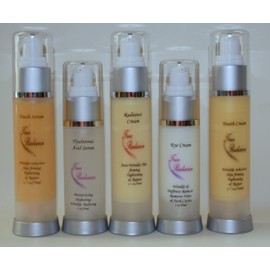 Gaba Freeze 24/7 Serum for Skin tightening, firming and sagging prevention. Also has 17% GABA (Gamma Amino Butryic Acid) causes Crease Release, Hyaluronic acid 10%, Pepha-Tight, Dmae, Co enzyme Q10, Alpha Lipoic Acid PARABEN FREE. 1 oz/30ml.