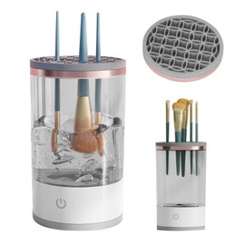 Máquina Limpiadora de Brochas de Maquillaje para una Limpieza Rápida y Eficaz, Máquina Giratoria Limpiadora de Brochas Automática, Giratoria Automática Cosmética Eléctrica para