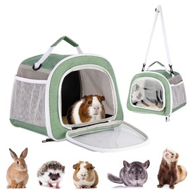 IYOIYA Bunny Carry Bag, Small Animals, Hospital Travel, Carrying, Shoulder Carrying Bag, Guinea Pig, Degu, Chinchilla, Going, Portable, Cage, Hedgehog, Ferret, Pet