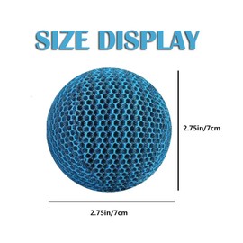 LSTORENICE 6Pcs Hot Tub Scum Absorber Spa & Pool Scum for Pool Bath Hot Tub Accessories Eliminating Balls Reusable Hot Tub Oil Absorbing Sponge Washable Scum Floating Filter to Keep Water Clear (6Pcs)