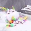 falllea 20 Stück pelzige Kätzchen Mäuse Katze Spielzeug Maus Rassel