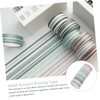 Tofficu Fashionable Paper Tape Set 6 Rolls Washi Masking Tape
