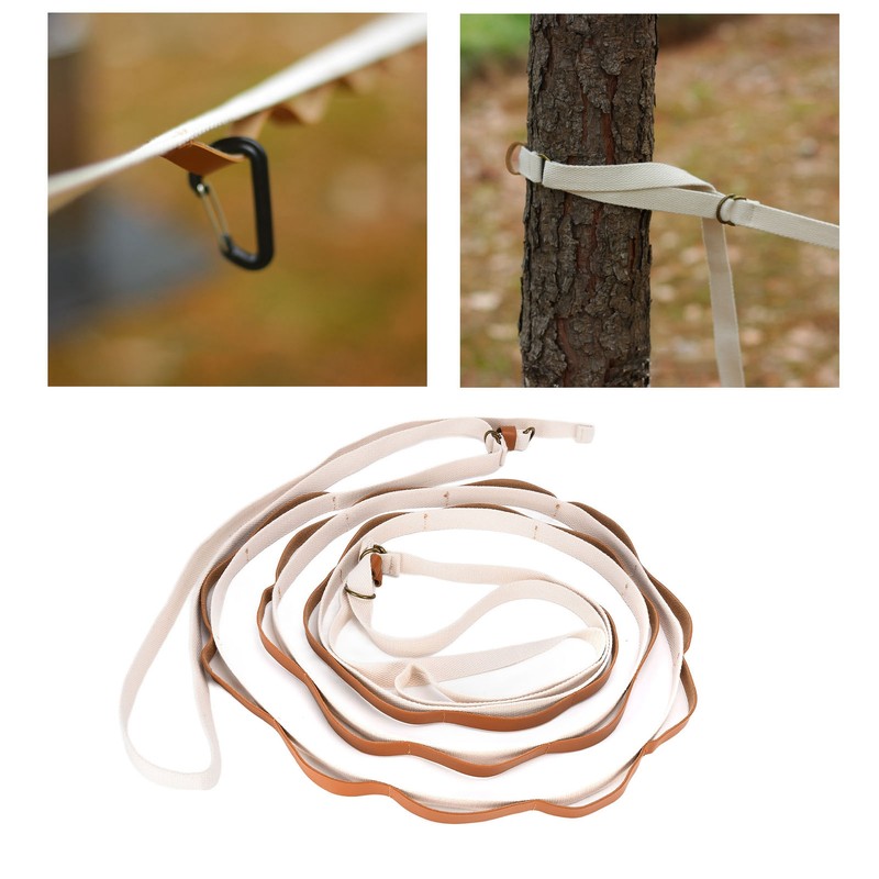 Camping Storage Strap Portable Tent Lanyard Camping Windproof Clothesline Hanging